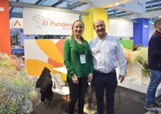 Maria Kairuz and Felipe Pinzon of Flores El Pandero, a Colombian gypsophila growers. This 15 ha grower is exhibiting for the second time at the IFTF.
